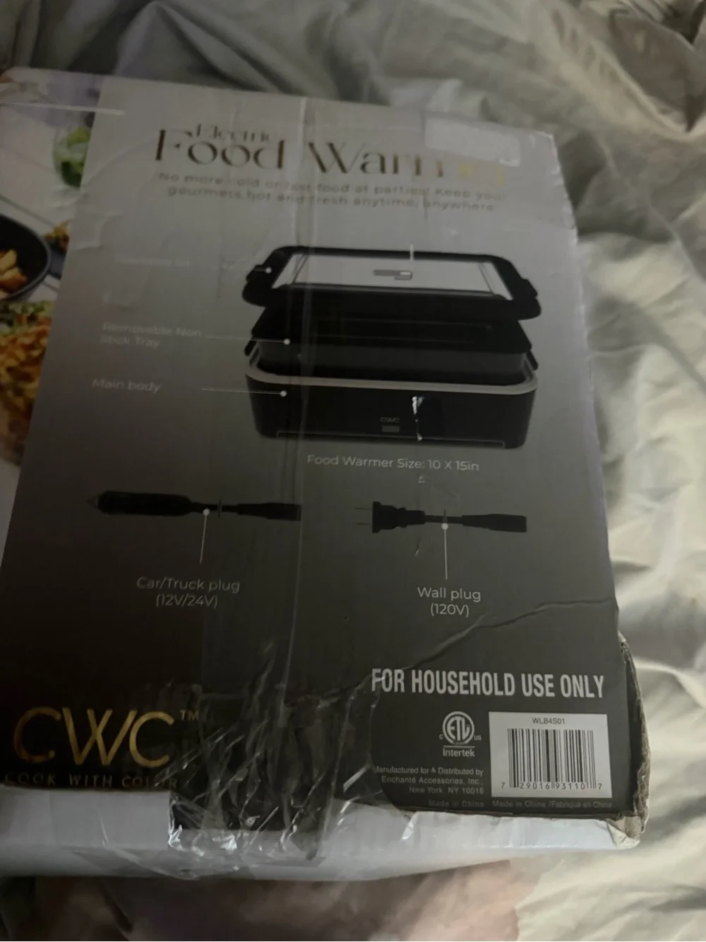 Black Kitchen CWC Electric Food Warmer 10 x 15 inches. New in box